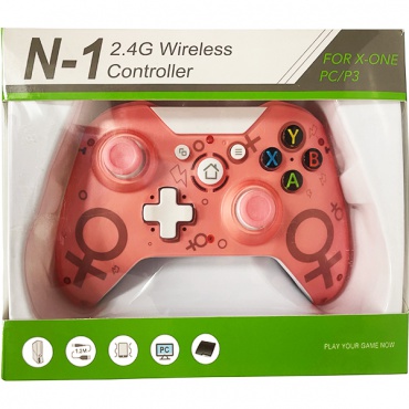 XBOX One / PC / PS3 Controller Wireless N-1 2.4G Pink