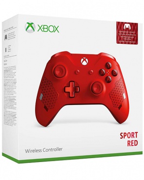 XBOX ONE S Controller беспроводной Sport Red WL3-00126