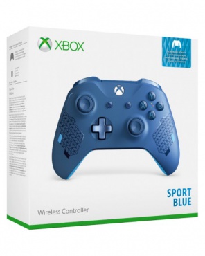 XBOX ONE S Controller беспроводной Sport Blue WL3-00146