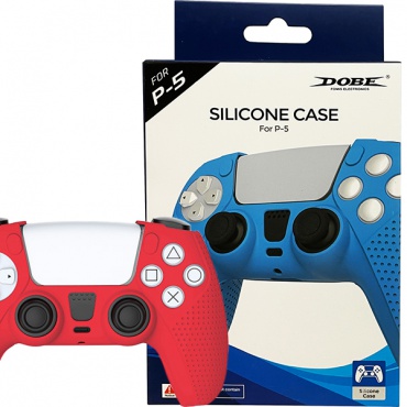 PS5 Футляр силиконовый Silicone Case DualSense Red