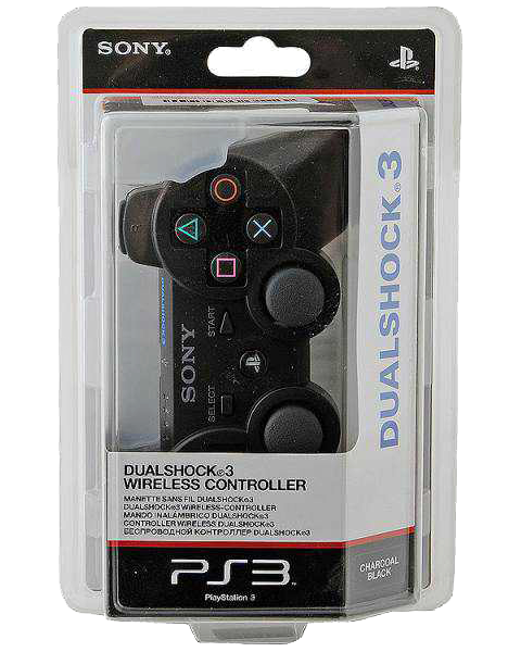 PS3 Controller Wireless DualShock Black (блистер)