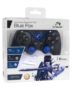 PS3 Controller Bluetooth Tracer Blue Fox